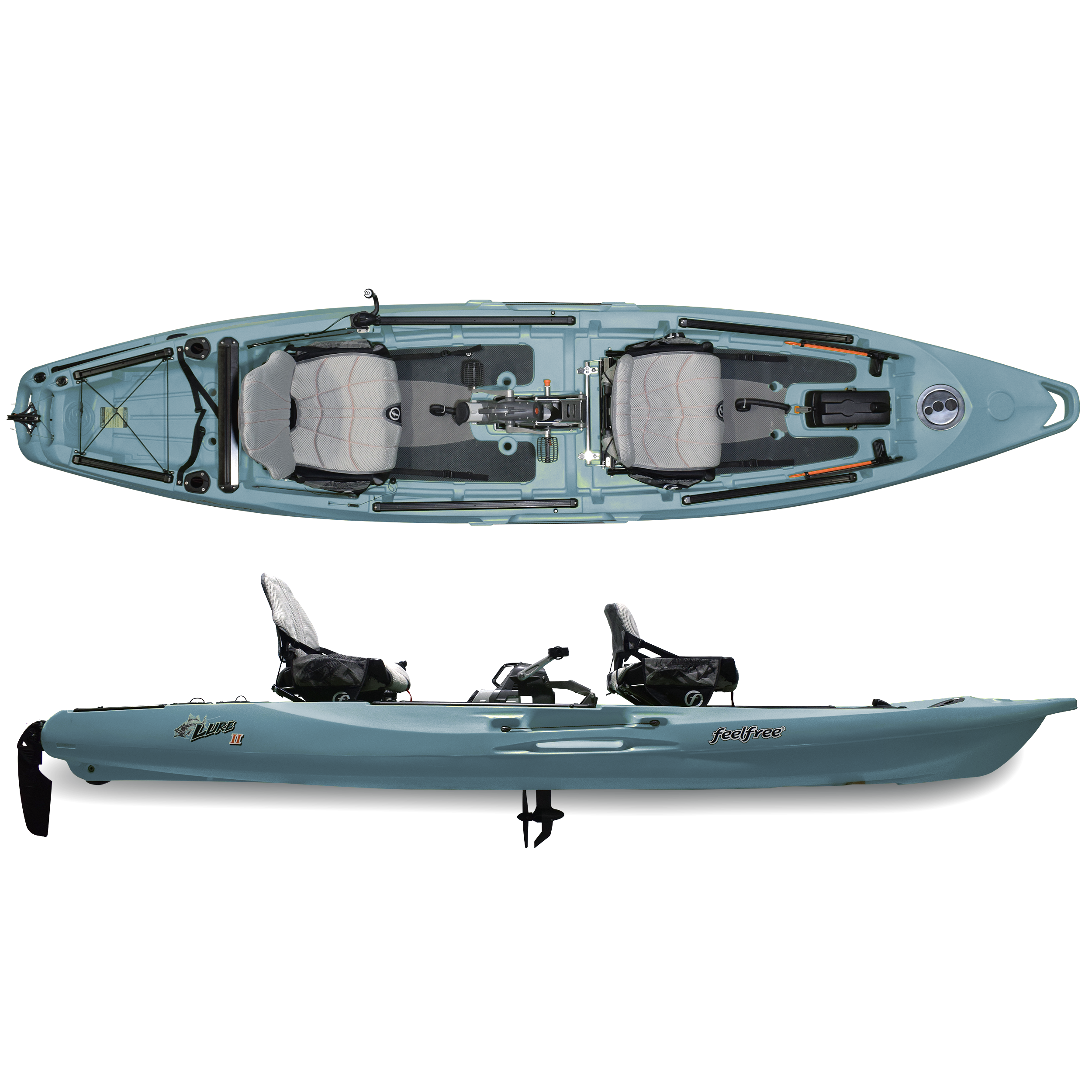 Lure II Tandem w Overdrive Feelfree Kayaks