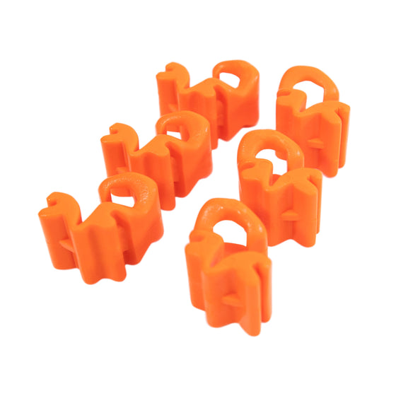 Unitrack Orange Clips - 6 Pack